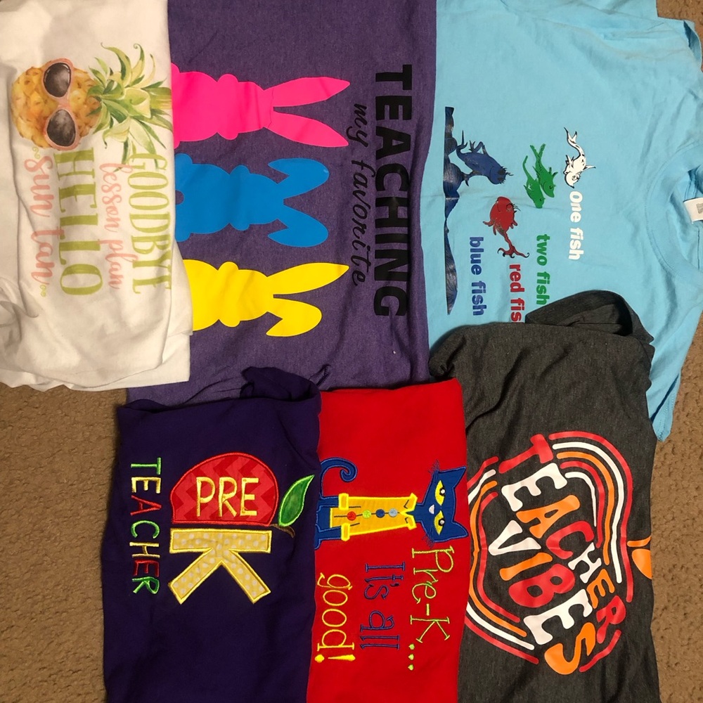Pre-K teacher shirt bundle